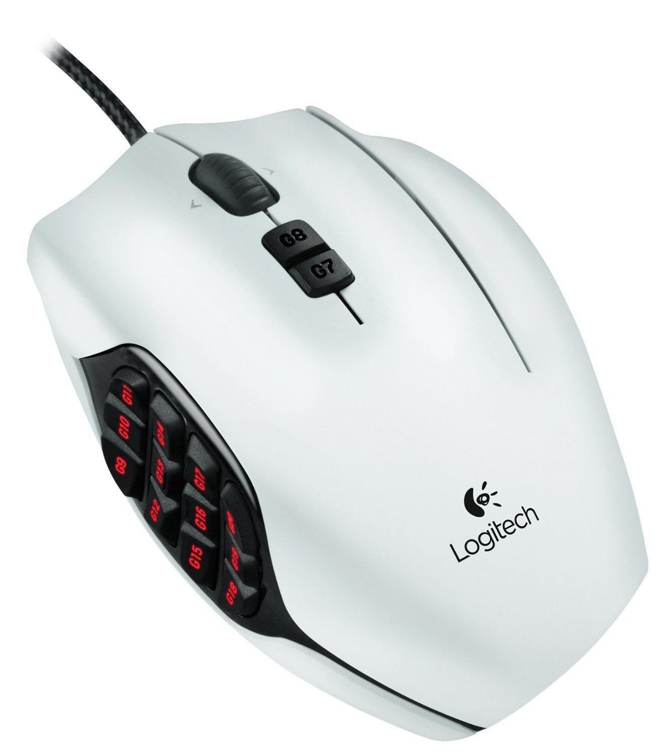 Amazon.com: Logitech G600 MMO Gaming Mouse, White